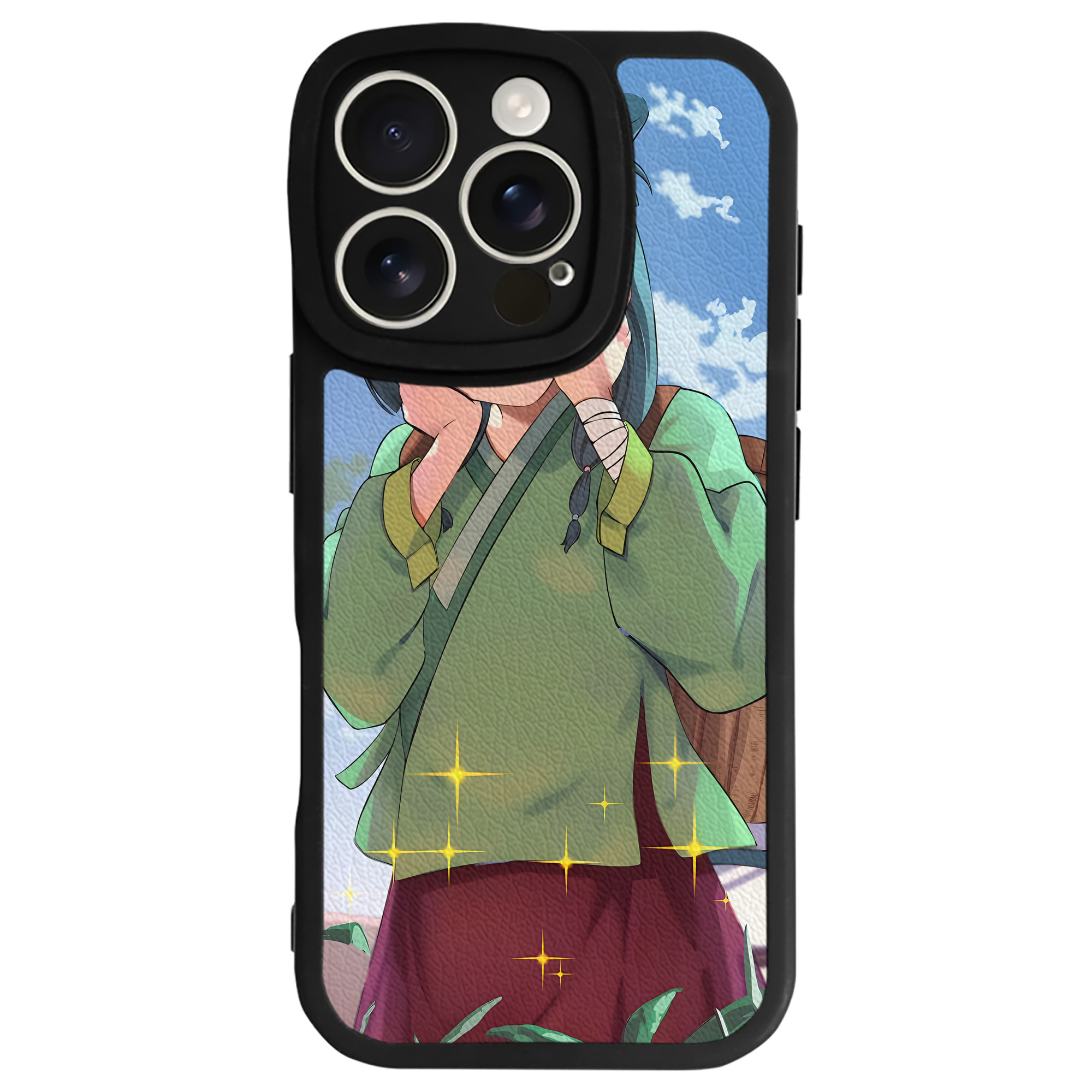 （画像用） 薬屋のひとりごと The Apothecary Diaries 【iPhone 16シリーズ対応】シリコンスマホケース（レザー調） 材質：シリコン